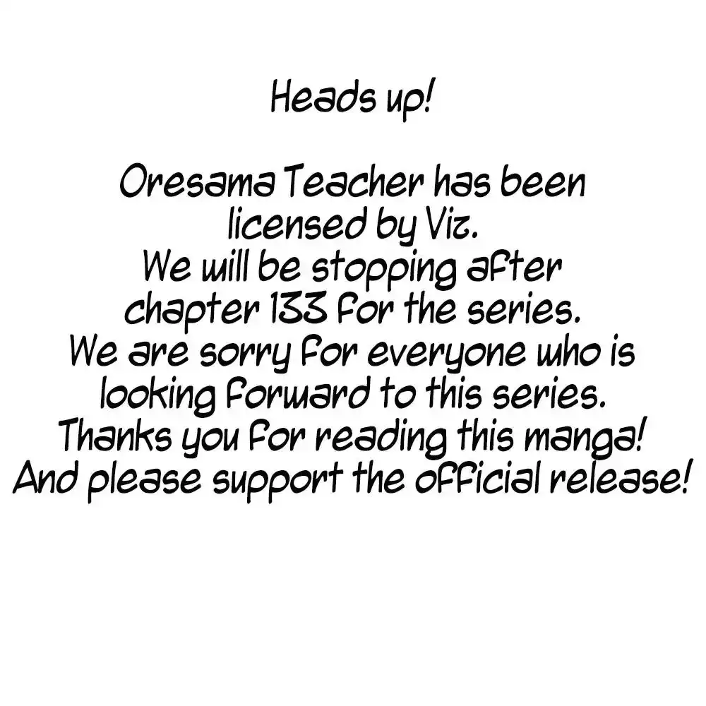 Oresama Teacher Chapter 132 32